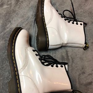 White 1460 Dr. Martens
